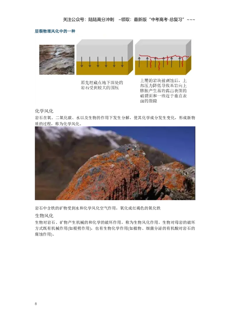 《18.高考地理一轮专题复习——塑造地表形态的力量_07-地理-高考总复习_一轮复习_2026年-地理高考一轮复习_2026年高考地理一轮专题复习专项训练-G351_资料》第8页预览