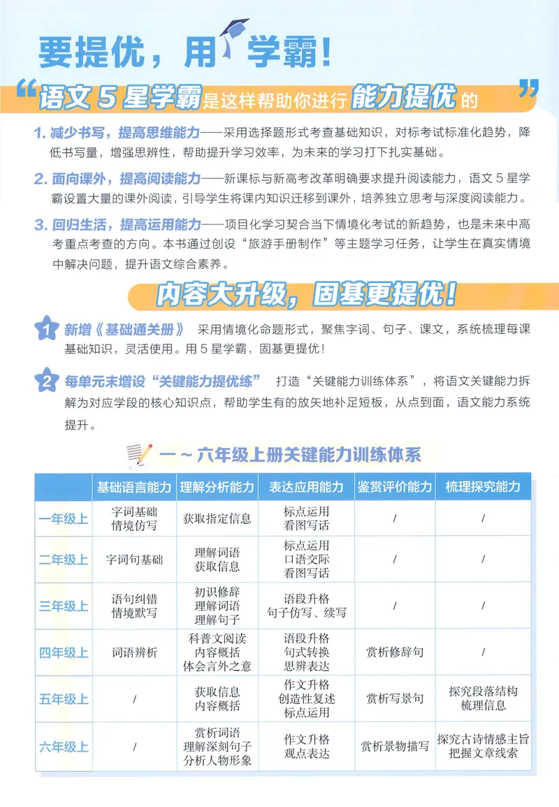 《主书语文3上_小初高学习资料合集（每天更新）_2026秋《5星学霸》1-6年级上册全科_26秋3上语文《五星学霸》》第2页预览