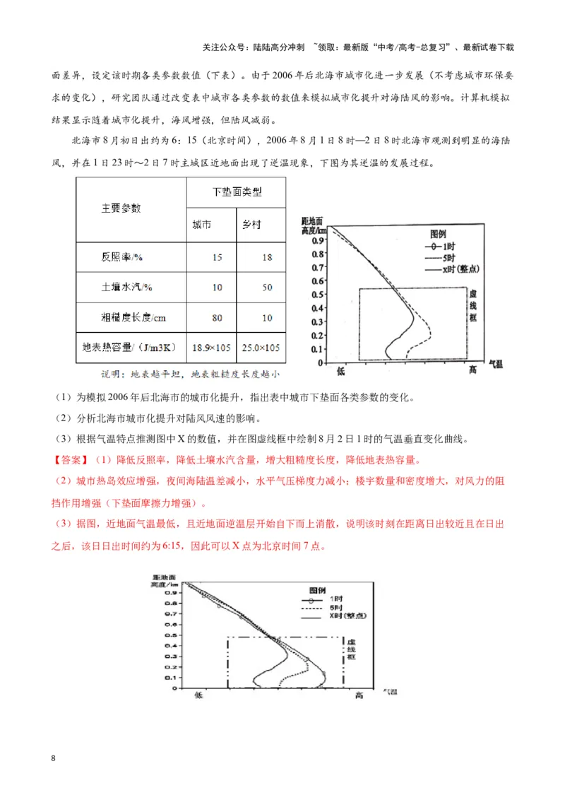 《专题02大气运动（新七省高考）（解析版）_07-地理-高考总复习_专项复习_2025年_2024年高考一模试题分类汇编地理新七省高考专用》第8页预览