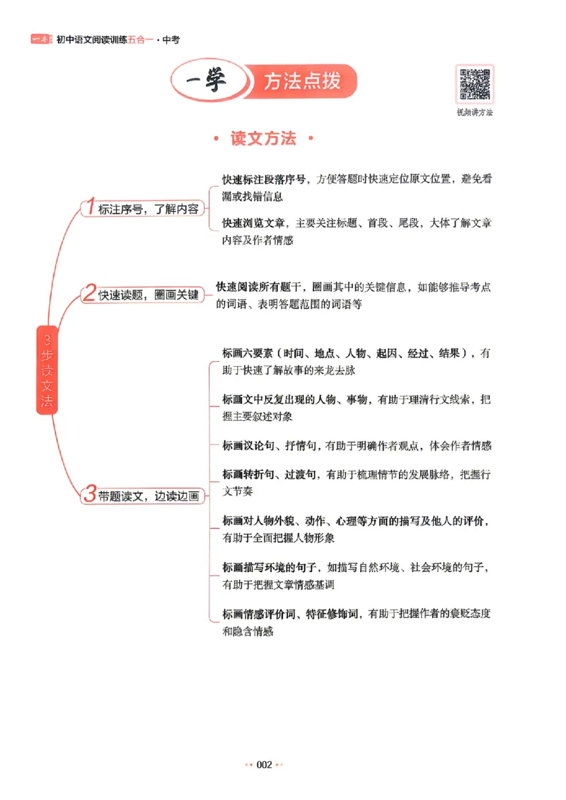 《主书1_小初高学习资料合集（每天更新）_2027版《一本初中语文阅读训练五合一》_2027版初中《一本阅读训练五合一》中考（语文）》第8页预览