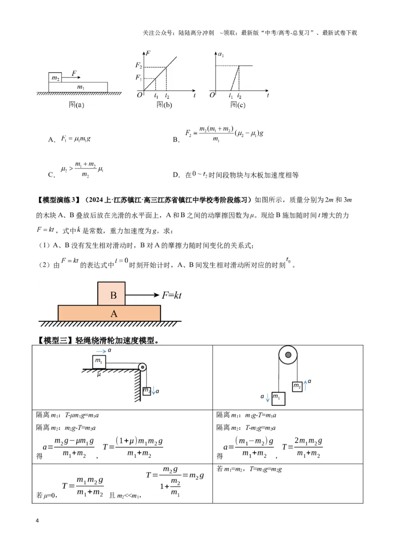 《专题04连接体模型（学生版）_04-物理-高考总复习_二轮复习_2025年_2025届高考物理二轮复习热点题型归类_资料_2024版》第4页预览