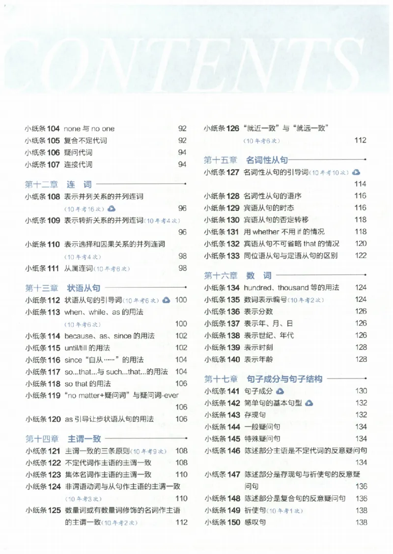 《主书_小初高学习资料合集（每天更新）_2027版高考《星火英语语法150张小纸条》》第6页预览