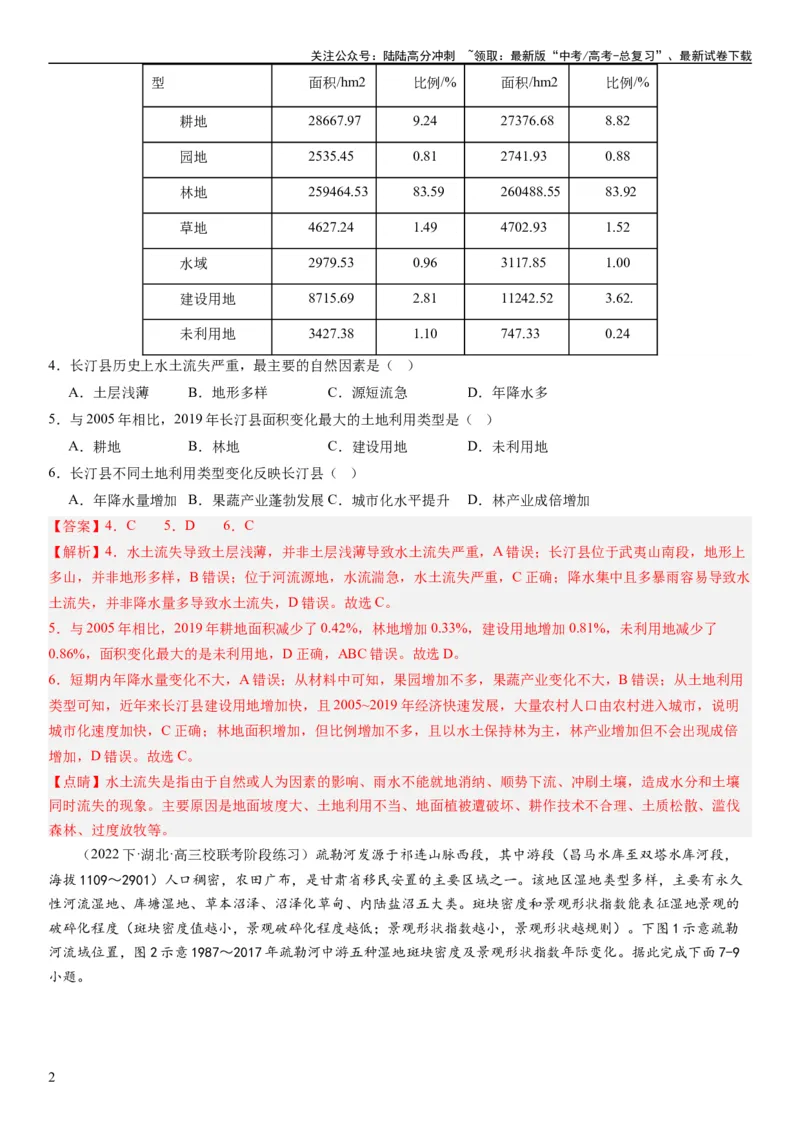 《2024届新高考一轮复习专题14环境安全与国家安全第三十三讲环境安全（生态、污染）与国家安全（解析版）_07-地理-高考总复习_一轮复习_2024年_2024年高考地理一轮复习考点帮（全国通用）》第2页预览