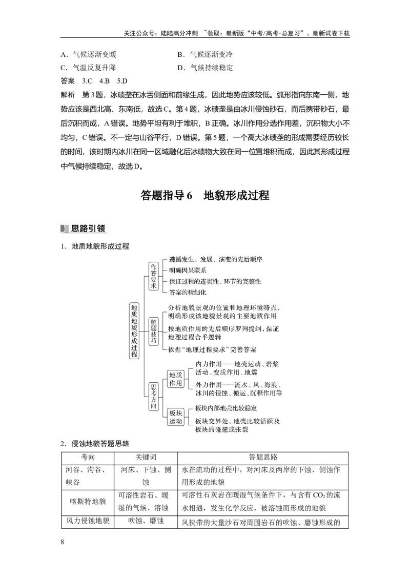 《2024年高考地理一轮复习（新人教版）第1部分　第5章　第4讲　课时34　海岸地貌与冰川地貌_07-地理-高考总复习_一轮复习_2024年_2024高考地理大一轮复习课件讲义新人教版知识总结_教师版》第8页预览