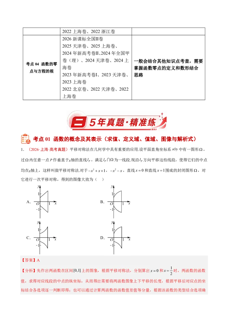 《专题03函数及其性质(解析版)_小初高学习资料合集（每天更新）_2027版高考《2022-2026五年真题分类汇编》高考（数学）》第2页预览
