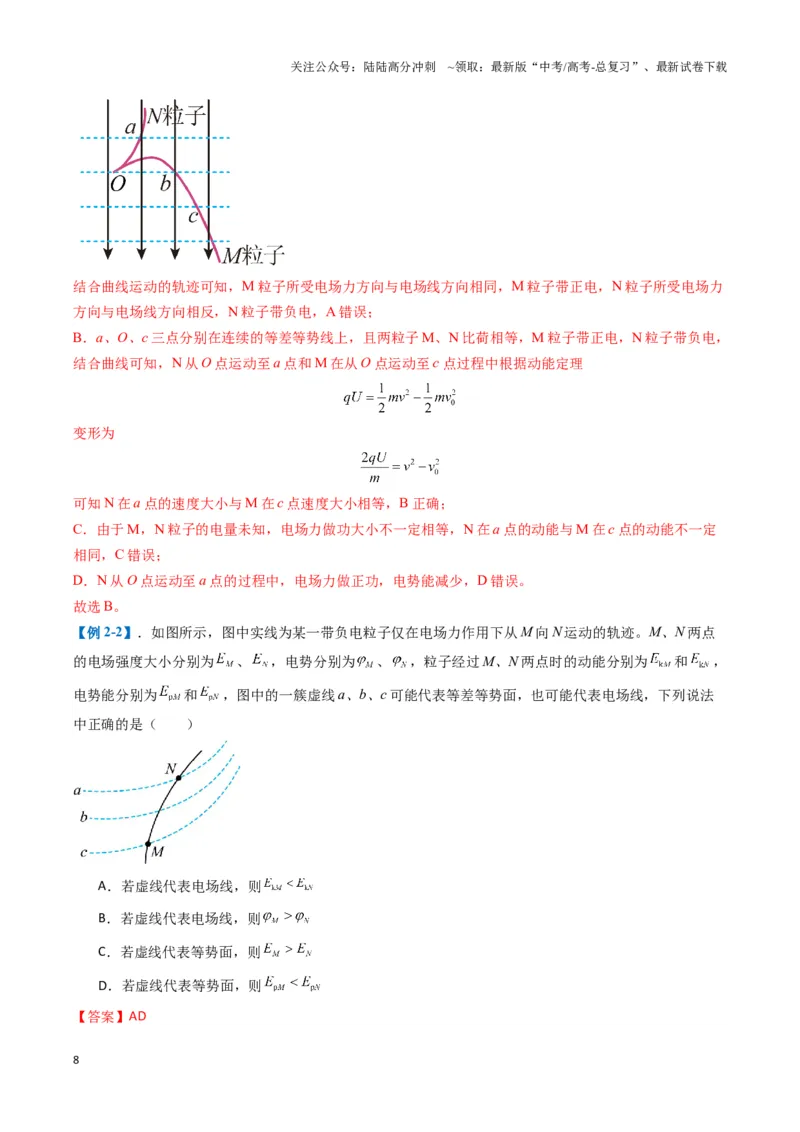 《专题04静电场的性质(解析版)_04-物理-高考总复习_二轮复习_2025年_2025年高考物理二轮热点题型归纳与变式演练（新高考通用）》第8页预览