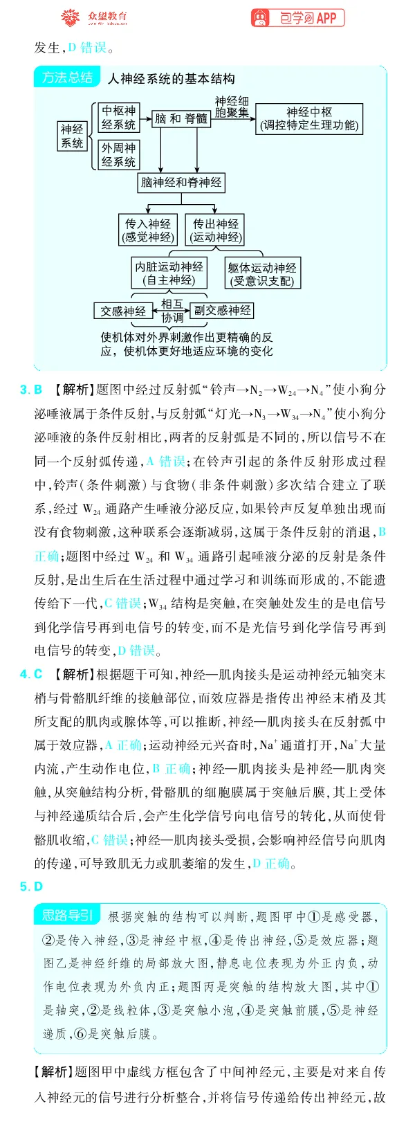 《专题7_小初高学习资料合集（每天更新）_2027版《高考上分攻略》数学+物理+生物+化学_2027版高中《必刷题》上分攻略（生物）_生物答案》第4页预览