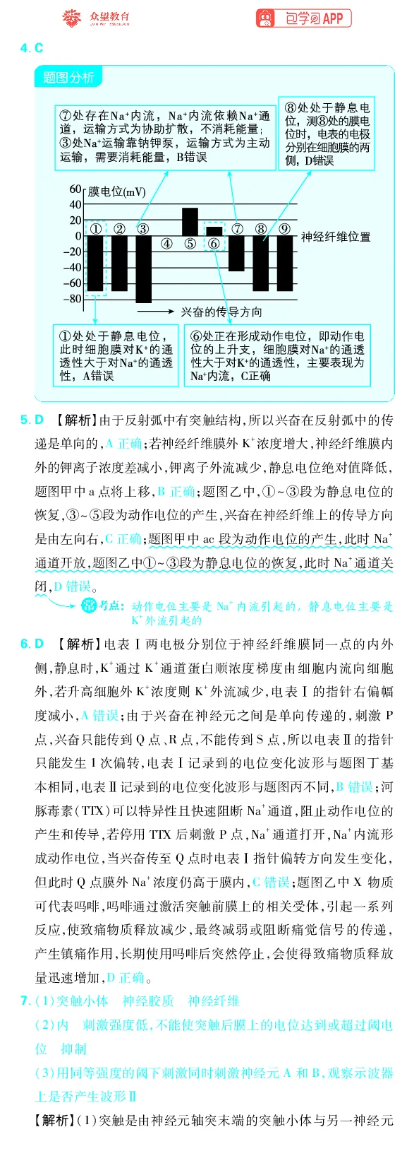 《专题7_小初高学习资料合集（每天更新）_2027版《高考上分攻略》数学+物理+生物+化学_2027版高中《必刷题》上分攻略（生物）_生物答案》第9页预览