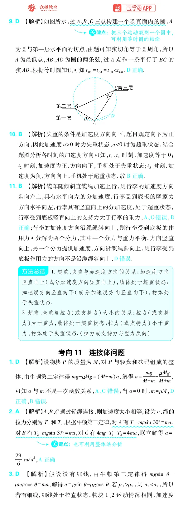 《专题3_小初高学习资料合集（每天更新）_2027版《高考上分攻略》数学+物理+生物+化学_2027版高中《必刷题》上分攻略（物理）_物理答案合集》第3页预览