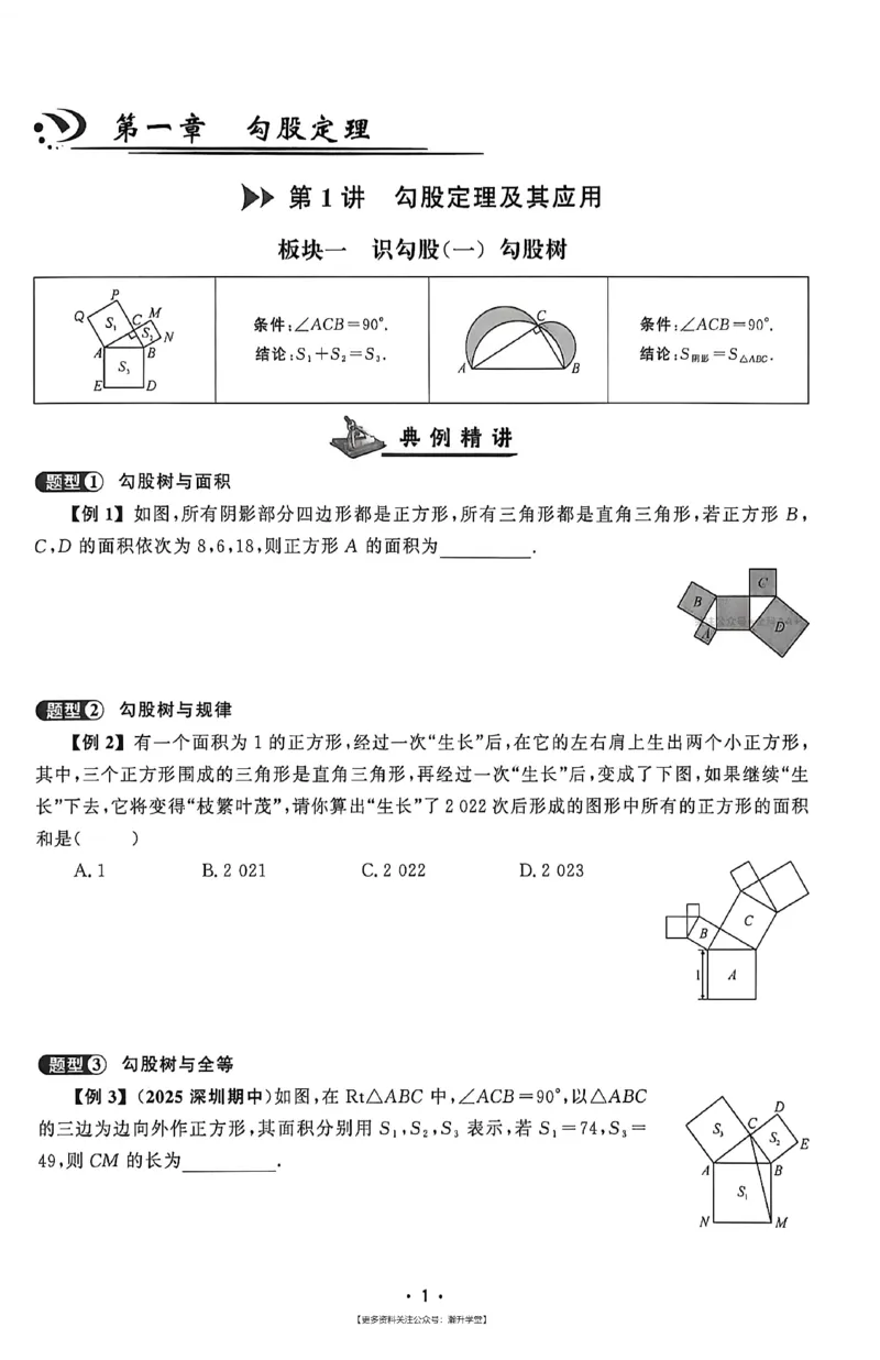《主书_小初高学习资料合集（每天更新）_2026秋数学《勤学早大培优》（北师版）7-9年级_2027版初中《勤学早大培优》8年级上册（数学）（北师版）》第10页预览