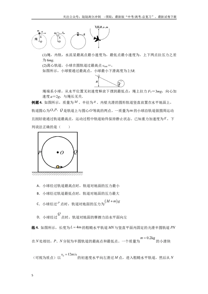 《专题04曲线运动（原卷版）_04-物理-高考总复习_专项复习_2024年_2024年高三物理二级结论点对点专题练习题必刷题_资料》第5页预览