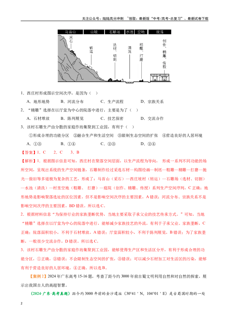 《专题01高考地理命题分析（解析版）_07-地理-高考总复习_二轮复习_2025年_2025年高考地理二轮热点题型归纳与变式演练（新高考通用）》第2页预览