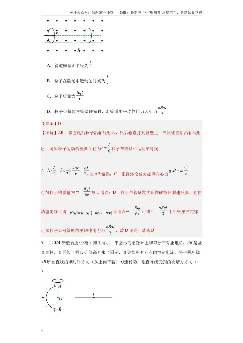《专题05电场、磁场及复合场（解析版）_04-物理-高考总复习_专项复习_2025年_2024年高考三模试题分类汇编物理新七省专用》第4页预览