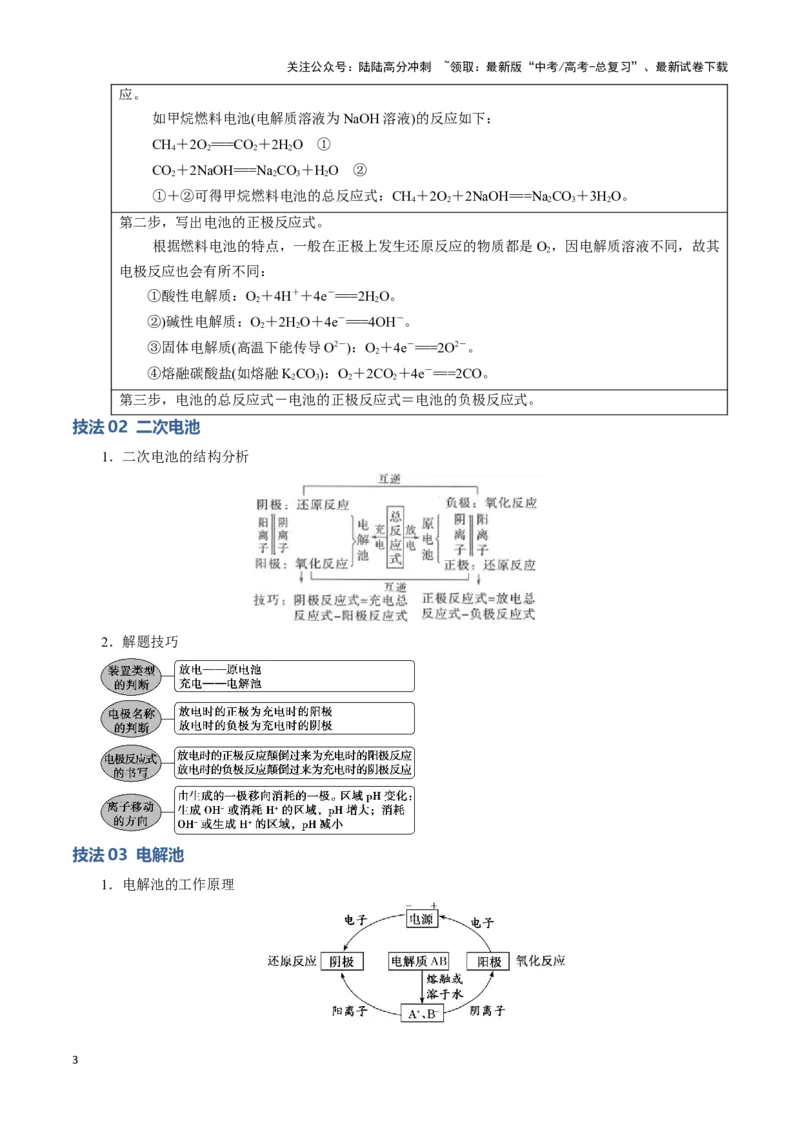 《模板01电化学装置分析(解析版)_05-化学-高考总复习_专项复习_2025年_2025年高考化学答题技巧与答题模板（全国通用）》第3页预览