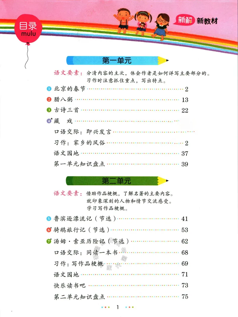 《012.名校课堂新解新教材六年级下册语文_小学1-6年级全科全套_1-6年级全科下册_六年级_其他补充资料_语文资料》第5页预览