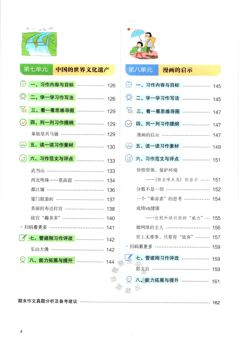 《028.开心教育小学同步作文五年级下册公众号：米妈家长圈_小学1-6年级全科全套_1-6年级全科下册_五年级_其他补充资料_教辅系列_语文资料》第5页预览