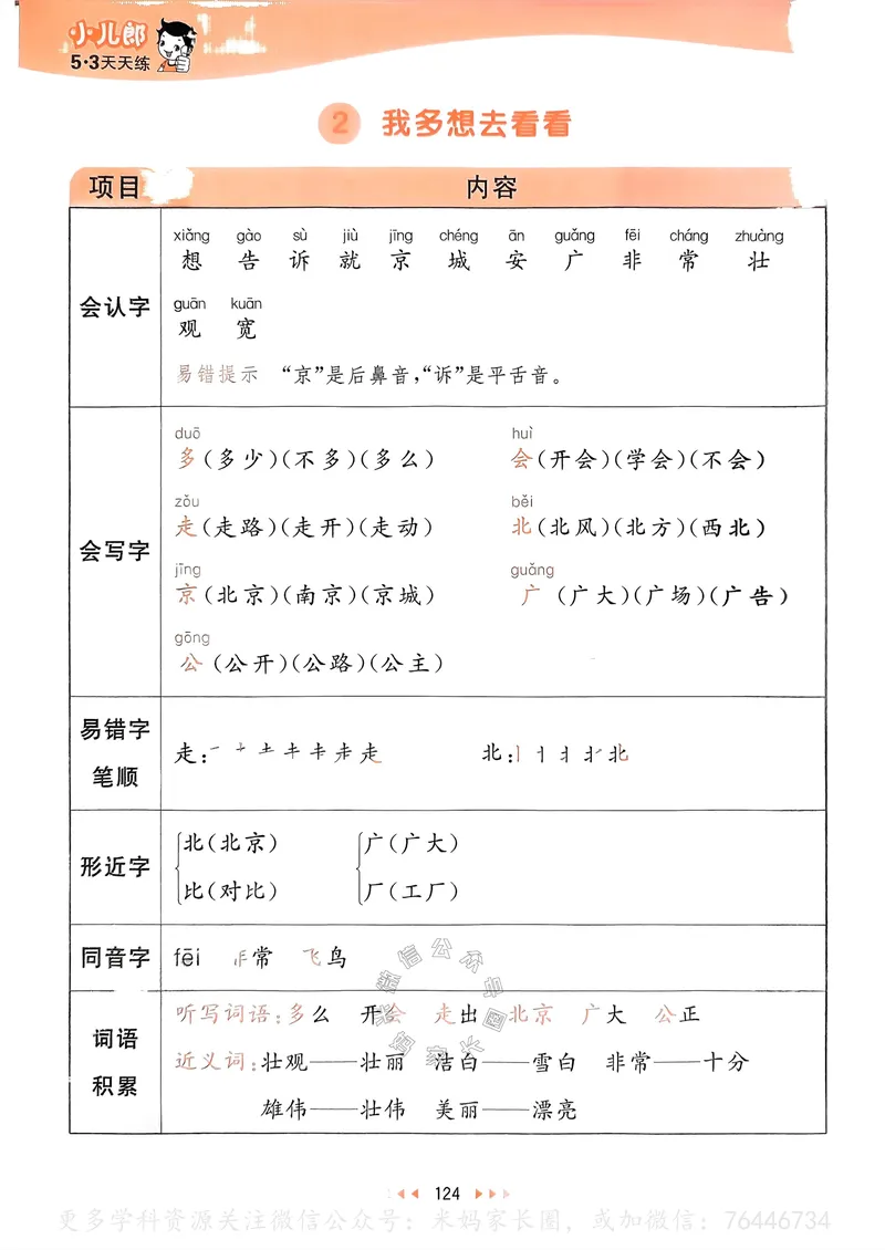 《067.24春语文53天天练一年级下册课堂笔记_小学1-6年级全科全套_1-6年级全科下册_一年级_其他补充资料_语文资料》第9页预览