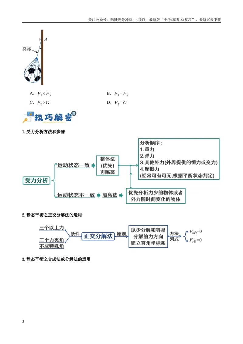 《专题02相互作用——力（讲义）（原卷版）_04-物理-高考总复习_二轮复习_2024年_2024年高考物理二轮复习高频考点追踪与预测（新高考专用）_讲义》第3页预览