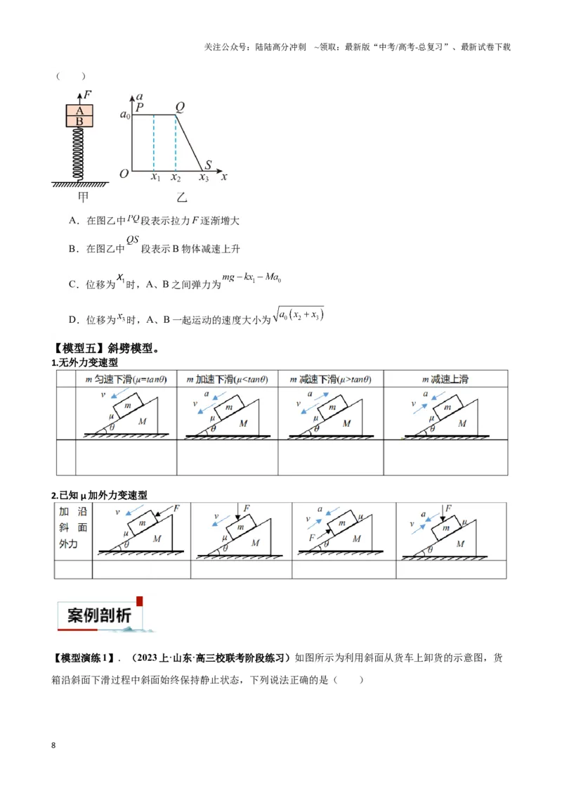 《专题04连接体模型（学生版）_04-物理-高考总复习_专项复习_2025年_2025年高考物理热点模型》第8页预览
