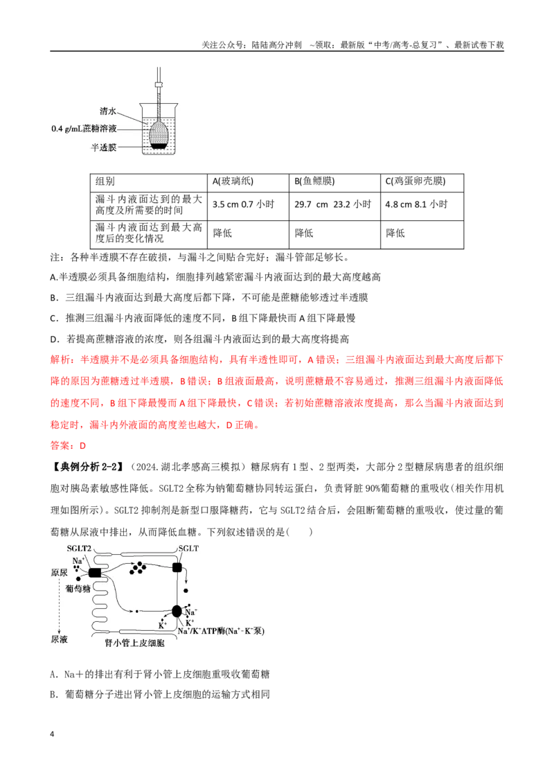 《专题03图表分析型选择题（解析版）_06-生物-高考总复习_二轮复习_2025年_2025年高考生物二轮热点题型归纳与变式演练（新高考通用）》第4页预览