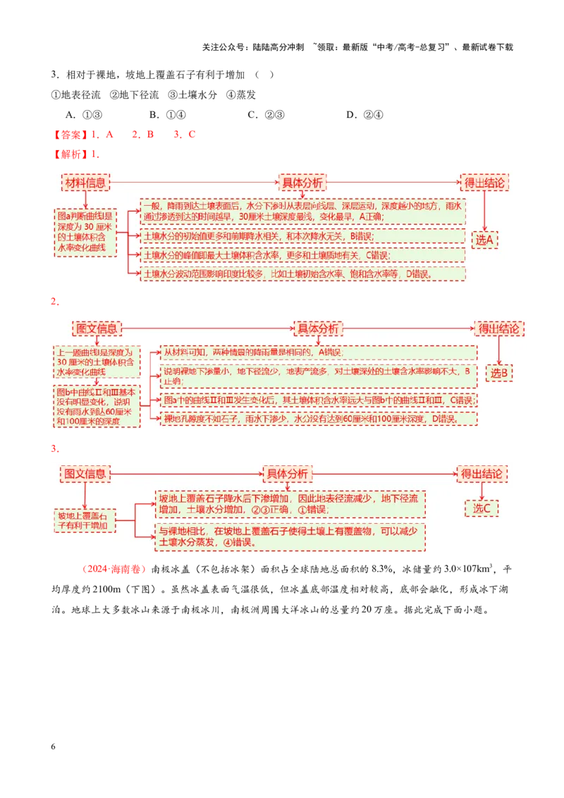 《专题04水体运动（讲义）（教师版）_07-地理-高考总复习_二轮复习_2025年_2025年高考地理二轮复习课件+讲义+练习（新高考通用）_专题4水体运动》第6页预览