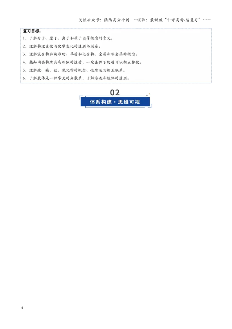 《第01讲物质的分类及转化（复习讲义）（四川专用）（教师版）_05-化学-高考总复习_一轮复习_2026年-化学高考一轮复习_2026年高考化学一轮课件+讲义+练习（四川专用）-G335》第4页预览