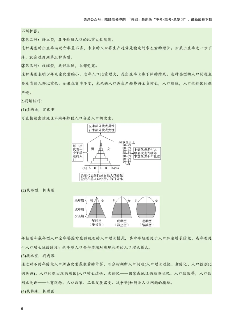 《专题07人口与城市易错突破（6大易错）-备战2024年高考地理考试易错题（全国通用）（原卷版）_07-地理-高考总复习_专项复习_2024年_2024年高考地理考试易错题（新高考专用）》第6页预览