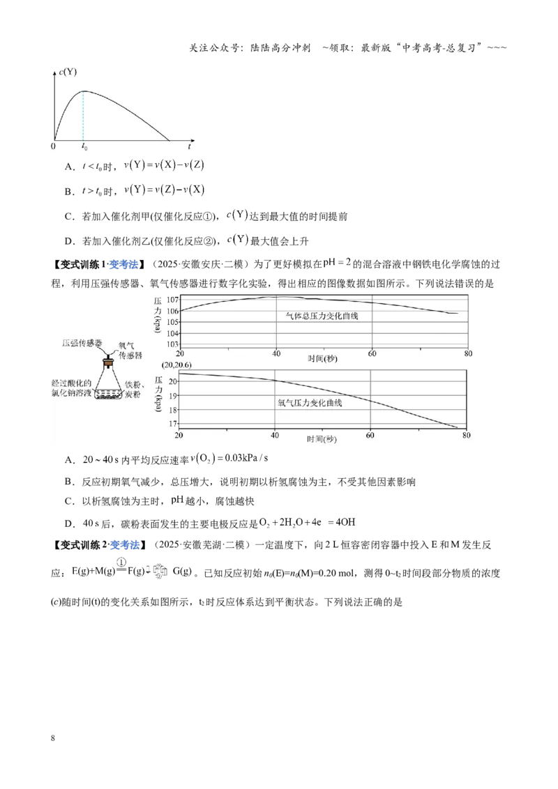 《第01讲化学反应速率及其影响因素（复习讲义）（安徽专用）（学生版）_05-化学-高考总复习_一轮复习_2026年-化学高考一轮复习_2026年高考化学一轮课件+讲义+练习（安徽专用）-G326》第8页预览