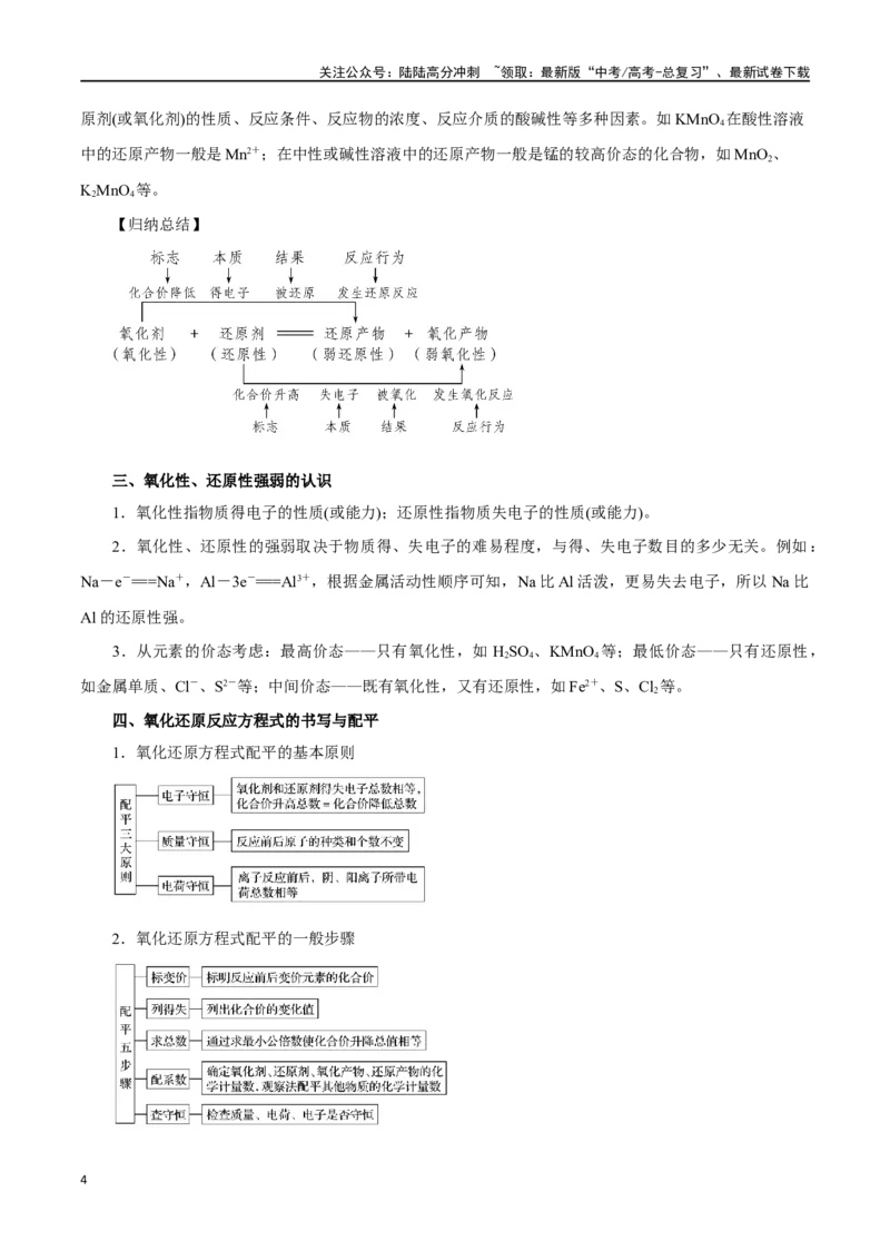 《第03讲氧化还原反应（讲）-（解析版）_05-化学-高考总复习_一轮复习_2024年_2024年高考化学大一轮复习精讲精练+专题讲座_资料》第4页预览