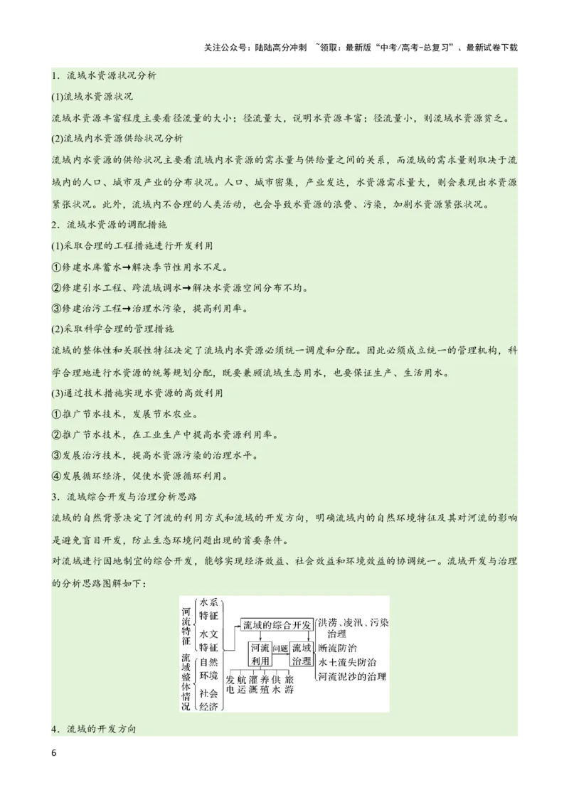 《专题13区域协调发展提分突破（5大易错）-备战2024年高考地理考试易错题（全国通用）（原卷版）_07-地理-高考总复习_专项复习_2024年_2024年高考地理考试易错题（新高考专用）》第6页预览