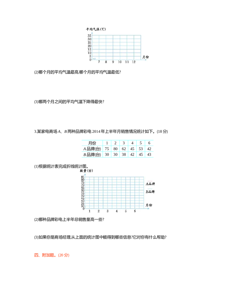 《五年级下册数学试题-第六单元测试卷（B）西师大版（2014秋）（含答案）_小学1-6年级全科全套_1-6年级全科下册_五年级_五年级下数学_数学五下西师版(1)》第3页预览