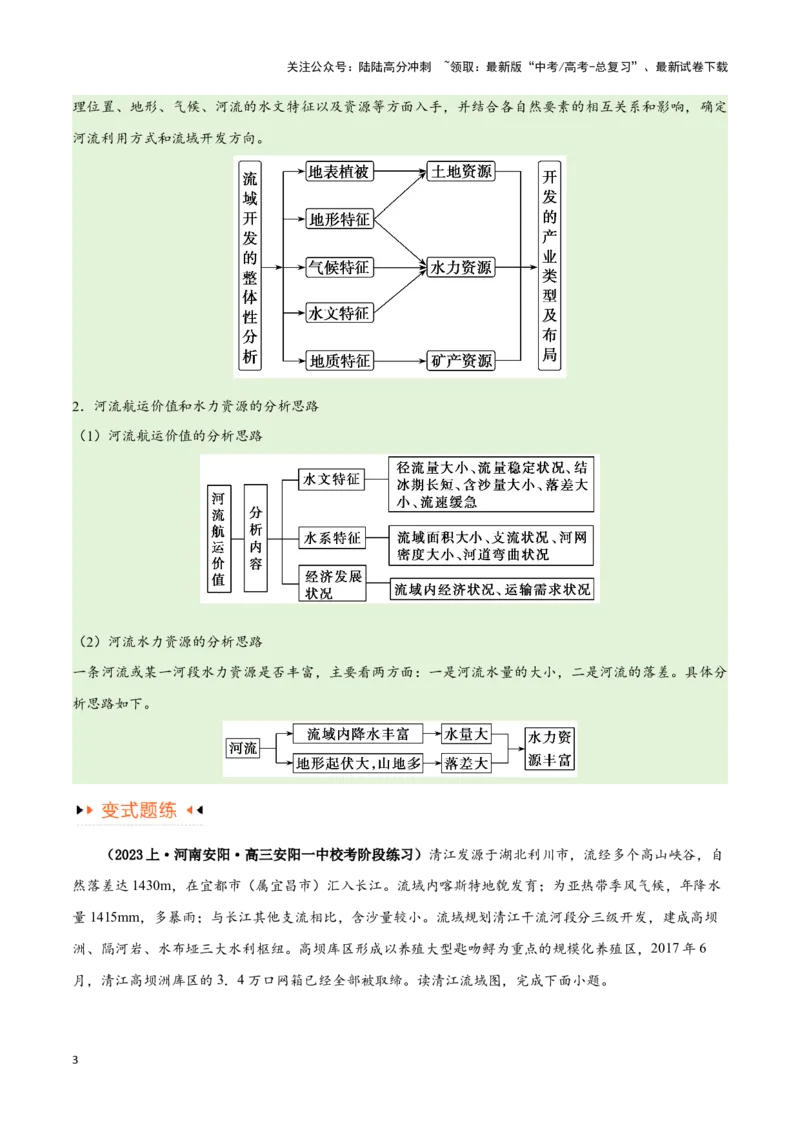 《专题13区域协调发展提分突破（5大易错）-备战2024年高考地理考试易错题（全国通用）（解析版）_07-地理-高考总复习_专项复习_2024年_2024年新高考地理考试易错题归纳练习易错易混真题》第3页预览