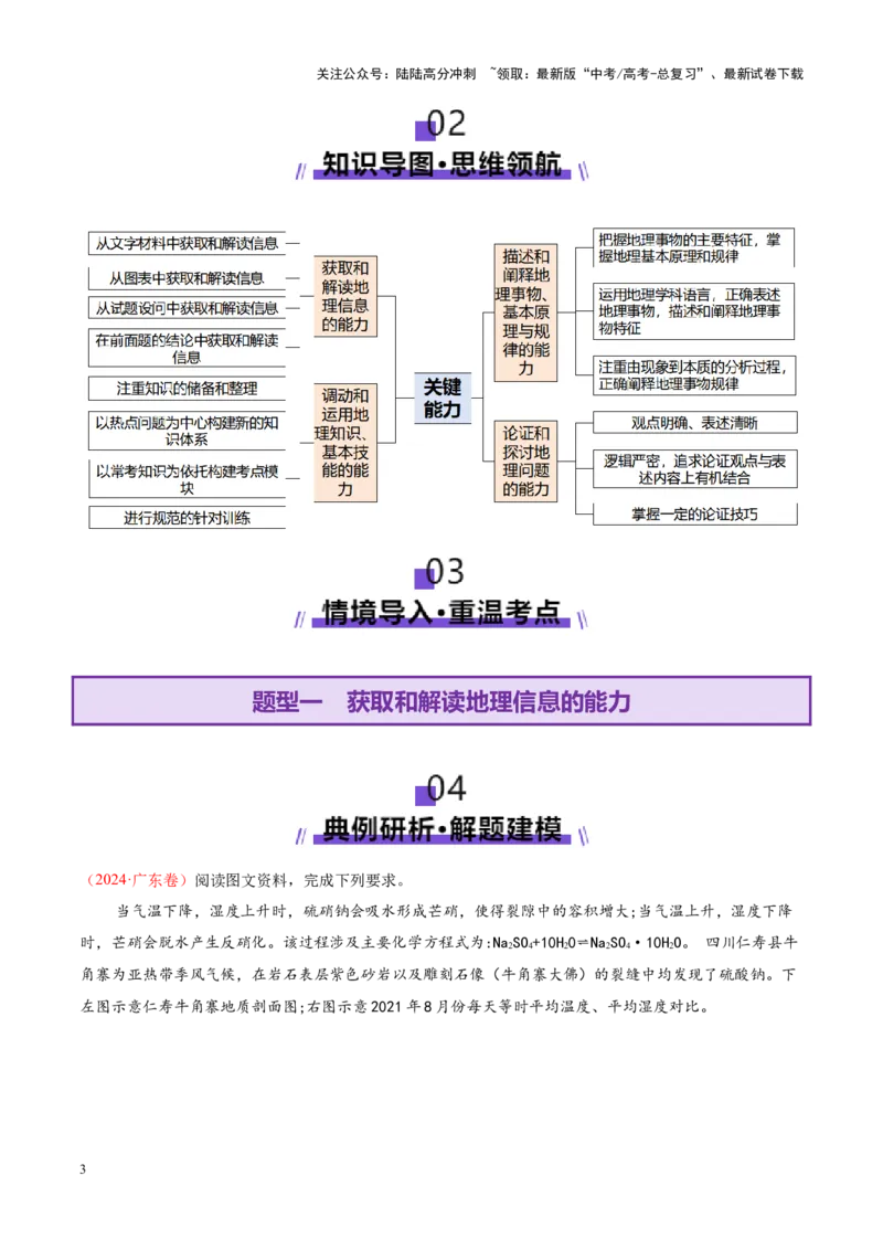 《专题2关键能力（讲义）（学生版）_07-地理-高考总复习_二轮复习_2025年_2025年高考地理二轮复习课件+讲义+练习（新高考通用）_专题02关键能力》第3页预览