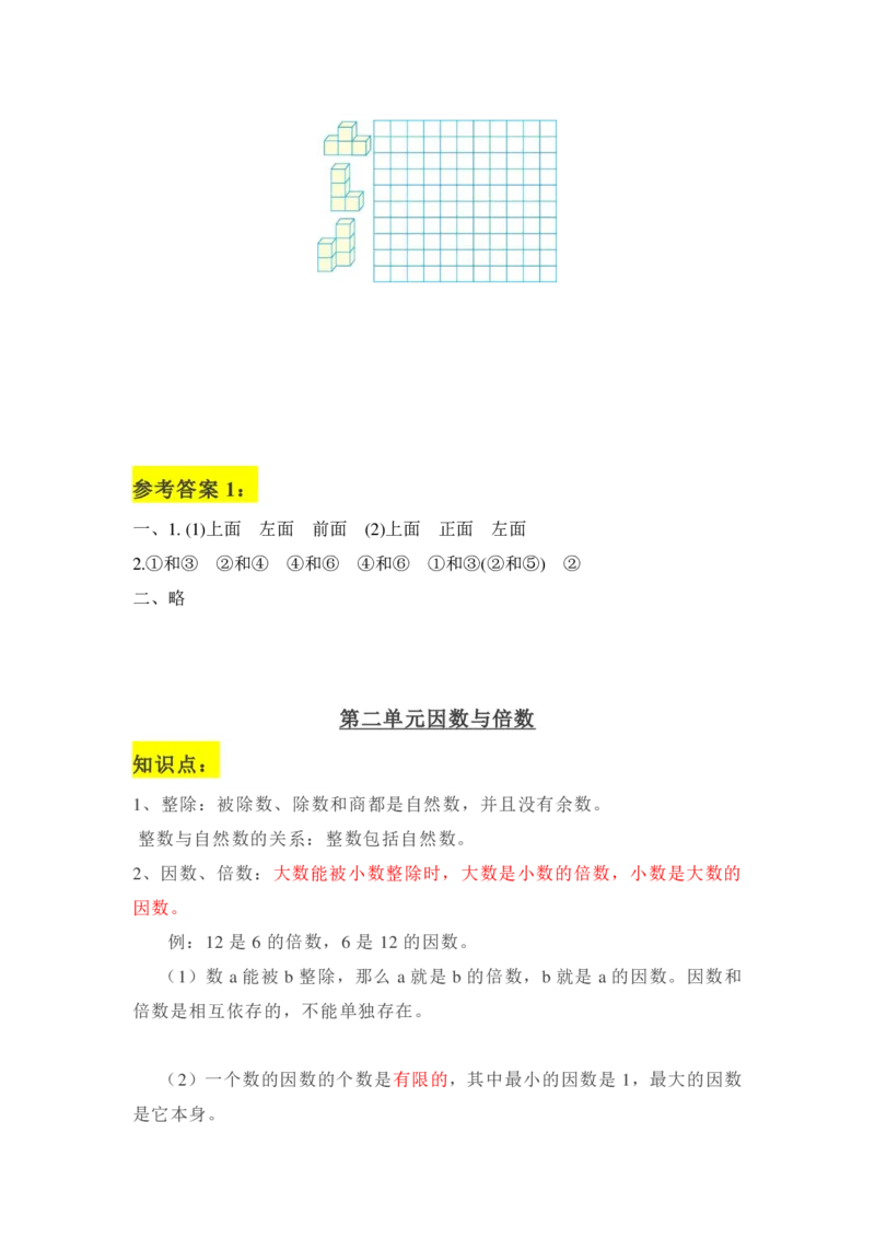 《五年级下册：数学学霸笔记_小学1-6年级全科全套_1-6年级全科下册_五年级_五年级下数学_数学重点必背》第3页预览