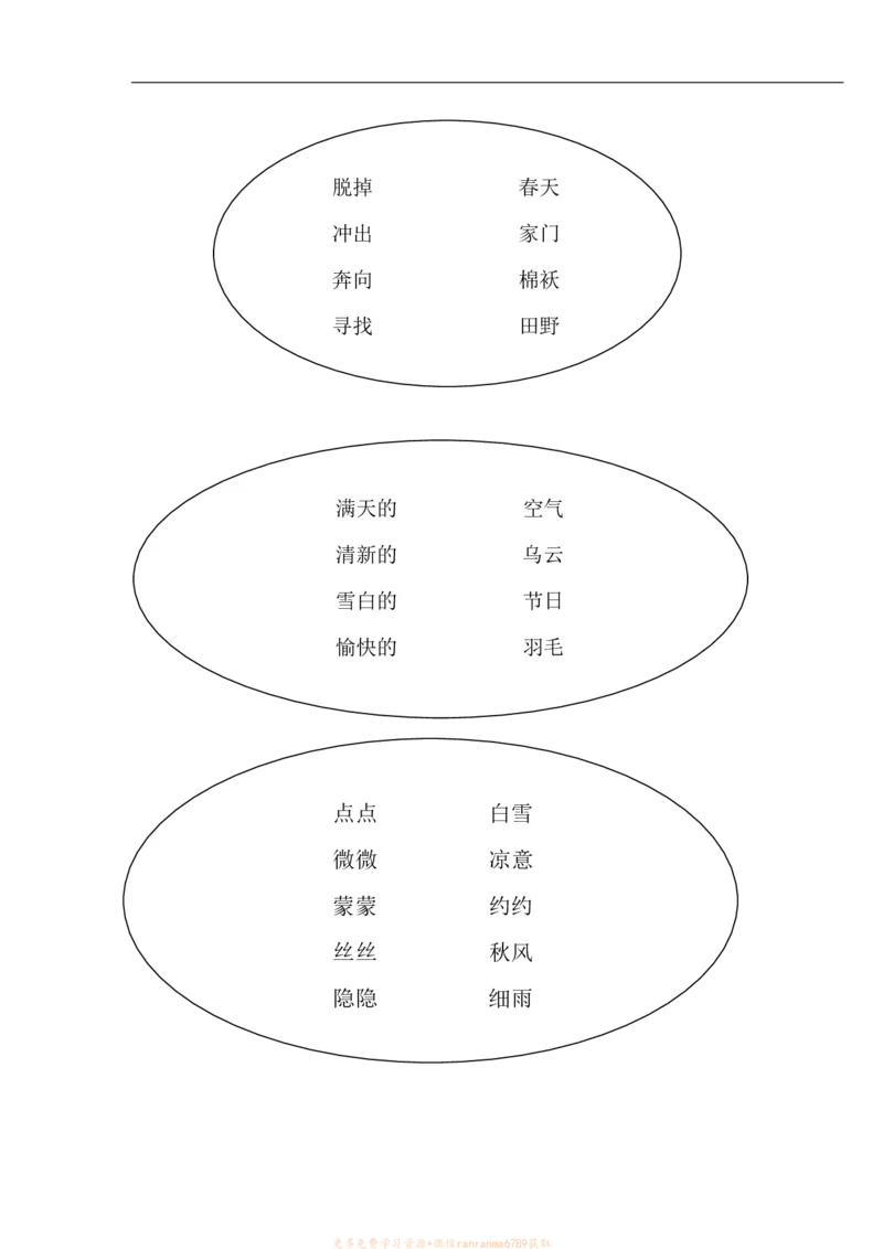《❤二年级语文下册词语专项练习(1)_小学1-6年级全科全套_1-6年级全科下册_二年级_二年级下语文_语文二下字词专项练习》第2页预览
