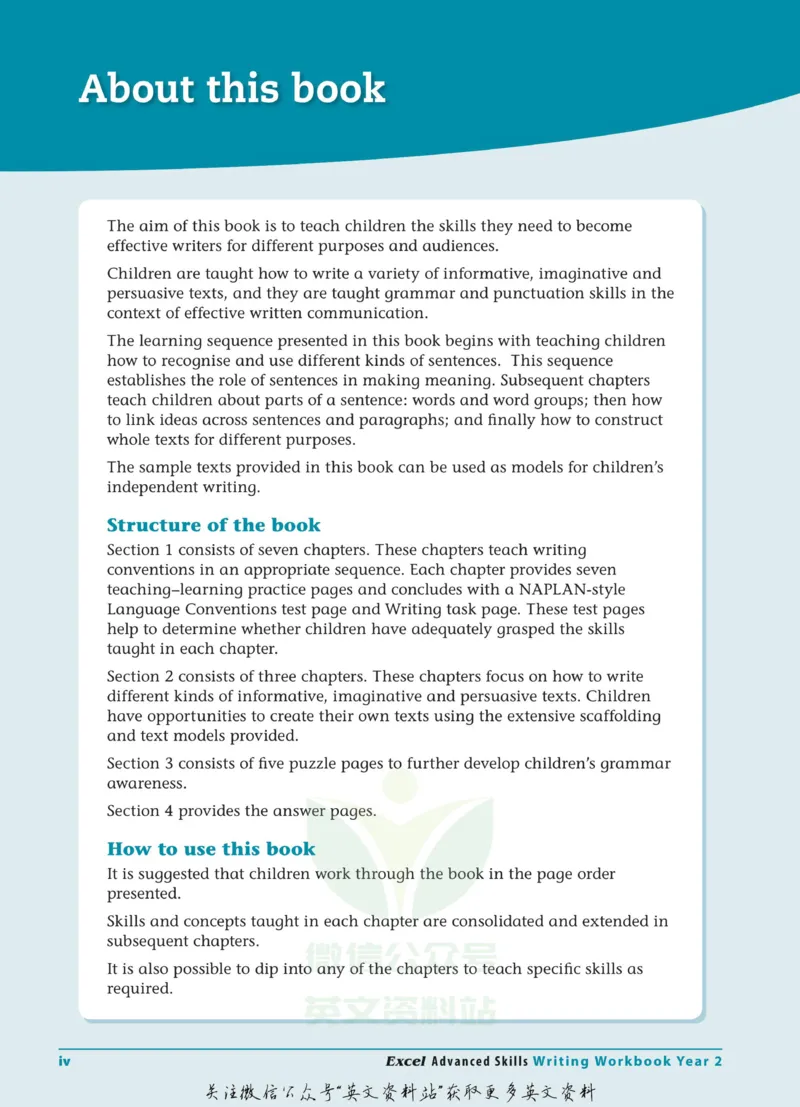 《Writing-Workbook-Year-2_小初高学习资料合集（每天更新）_国外原版英文教辅汇总_澳大利亚写作练习册WritingWorkbook六册》第5页预览