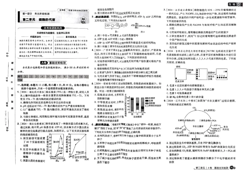 《2025版《天星·一轮滚动双侧卷》生物试题册_2025版天星一轮滚动双测卷数理化生》第8页预览