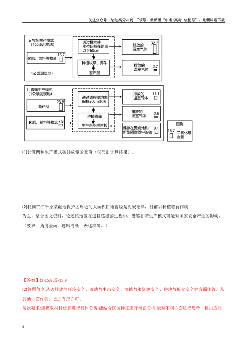 《专题23资源安全、环境安全与国家安全（高频非选择题50题）-（全国通用）（解析版）_07-地理-高考总复习_一轮复习_2024年_2024年高考地理一轮题型突破训练（全国通用）_资料_1-资料》第9页预览