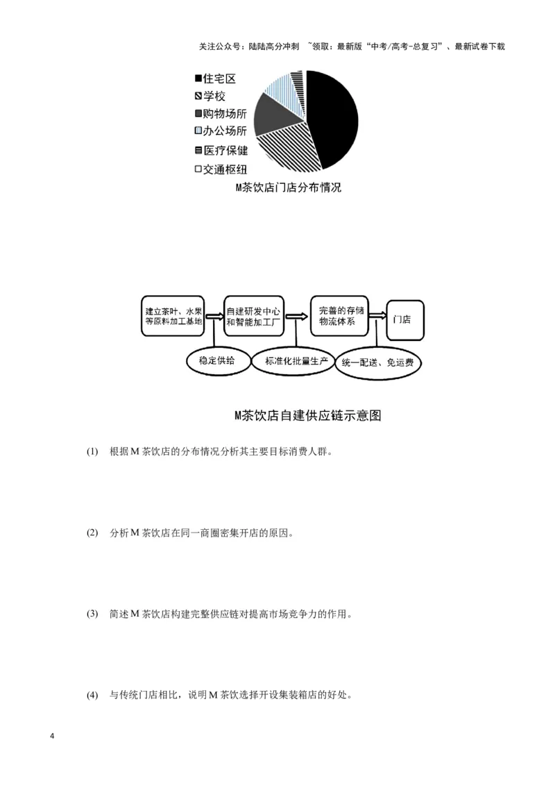 《专题十一服务业与区域发展（原卷版）_07-地理-高考总复习_专项复习_2024年_2024高考地理专题复习考点验收试卷真题模拟题练习_资料》第4页预览