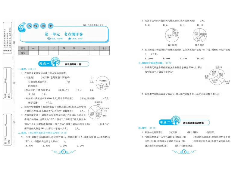 《《名校闯关梳理卷》6.名校闯关梳理卷数学6年级下SJ（学用）_小学1-6年级全科全套_1-6年级全科下册_六年级_数学_数学六下苏教版》第2页预览