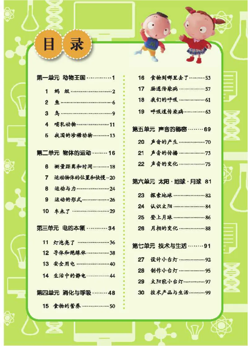 《五制四上教材_小学1-6年级全科全套_2025更新专题（含教材）_寒假预复习必备资料2024新版小学教材电子版_小学科学_青岛版（无水印）_五制》第4页预览