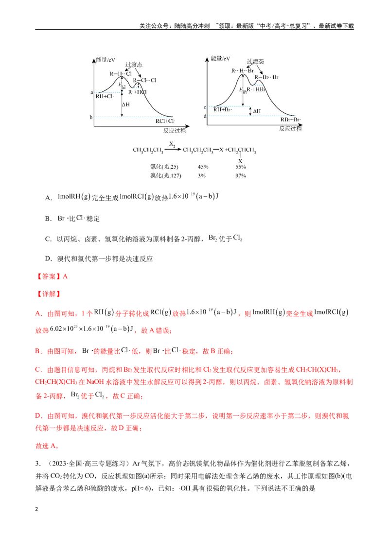 《第六章化学反应与能量章末综合检测卷（解析版）_05-化学-高考总复习_一轮复习_2024年_2024年高考化学一轮·夯基提能复习精讲精练_资料》第2页预览