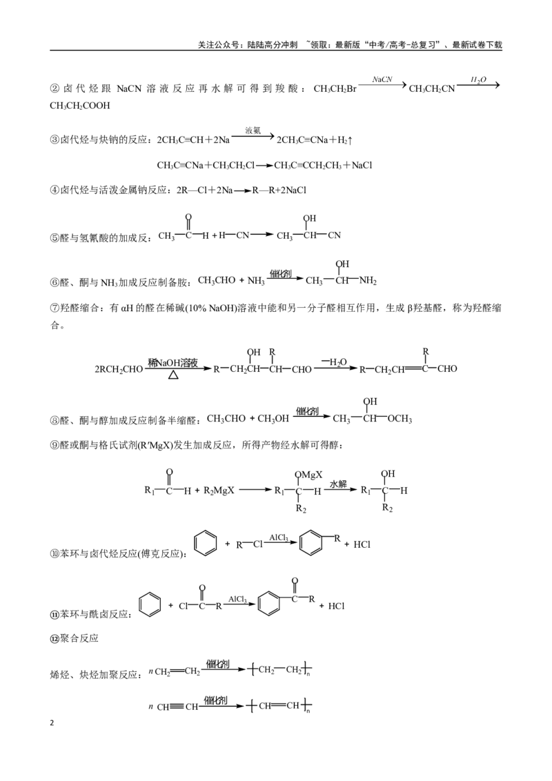 《考点64有机合成与推断综合突破（教师版）（新教材新高考）_05-化学-高考总复习_一轮复习_2025年_2025年高考化学一轮·考点讲义练习复习讲义（新教材新高考）_资料》第2页预览
