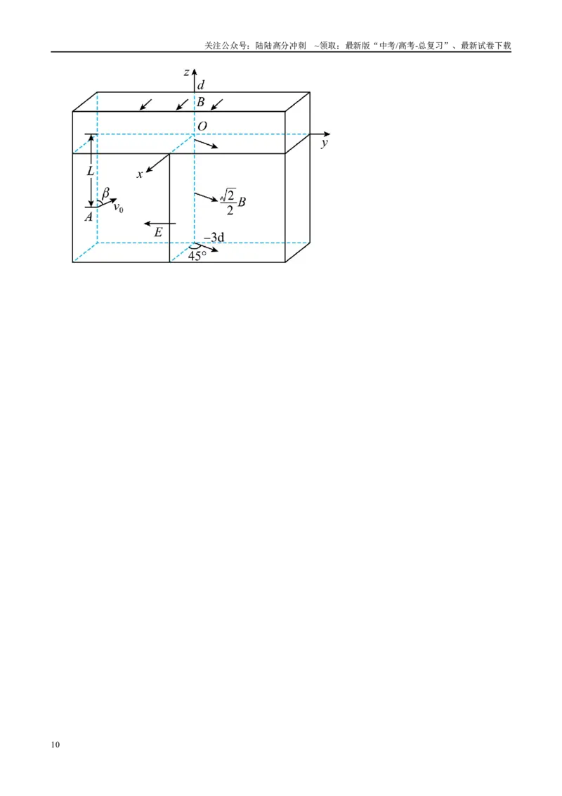 《专题11带电粒子在复合场中的运动（考点解析及应试策略）（原卷版）_04-物理-高考总复习_专项复习_2024年_2024年高考真题考点解析及应试策_资料》第10页预览