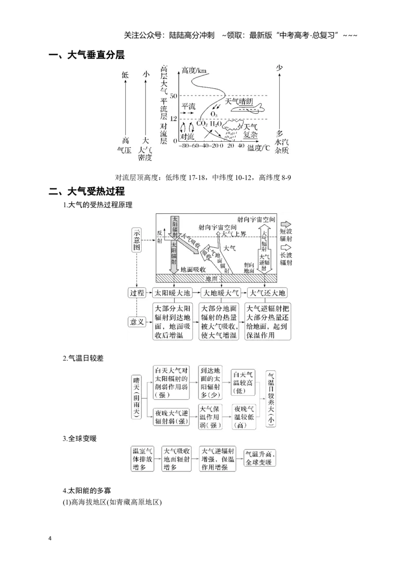 《地理一轮复习知识清单_07-地理-高考总复习_一轮复习_2026年-地理高考一轮复习_102026届高考地理一轮复习导学案》第4页预览