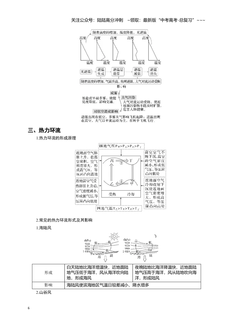《地理一轮复习知识清单_07-地理-高考总复习_一轮复习_2026年-地理高考一轮复习_102026届高考地理一轮复习导学案》第6页预览