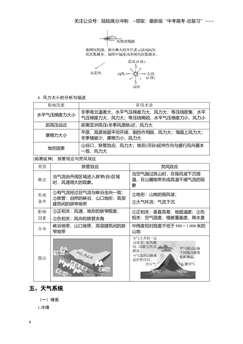 《地理一轮复习知识清单_07-地理-高考总复习_一轮复习_2026年-地理高考一轮复习_102026届高考地理一轮复习导学案》第8页预览