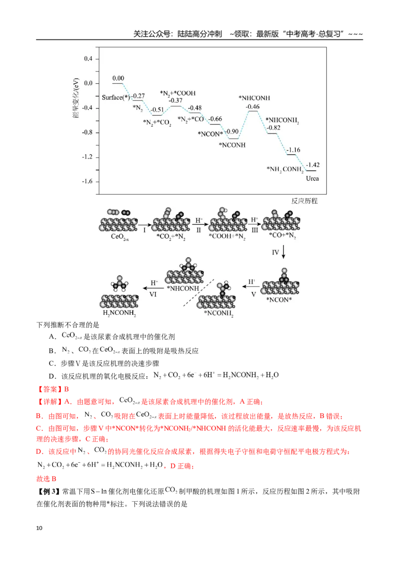 《第43讲化学反应历程、反应机理图像分析（讲义+练习、教师版）（新教材新高考）_05-化学-高考总复习_一轮复习_2026年-化学高考一轮复习_资料》第10页预览