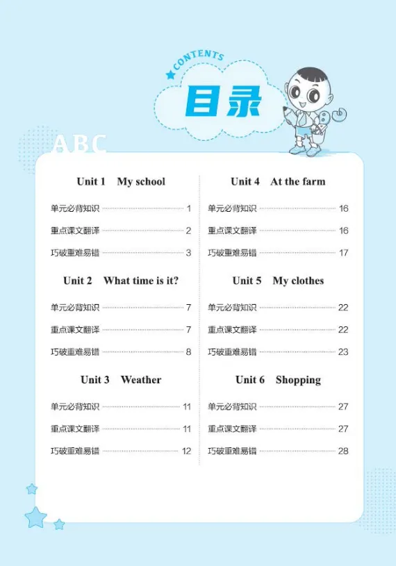 《❤2023典中点名师划重点人教英语4下_小学1-6年级全科全套_1-6年级全科下册_四年级_四年级下英语_英语四下人教PEP版》第2页预览
