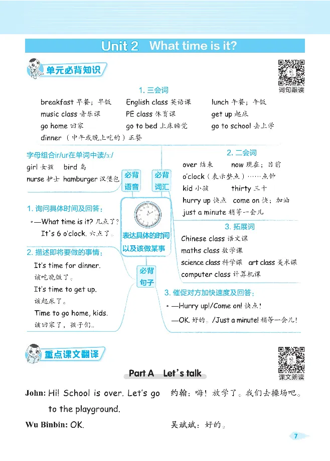 《❤2023典中点名师划重点人教英语4下_小学1-6年级全科全套_1-6年级全科下册_四年级_四年级下英语_英语四下人教PEP版》第9页预览
